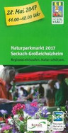 1. Naturparkmarkt in Seckach-Großeicholzheim am 28. Mai 2017